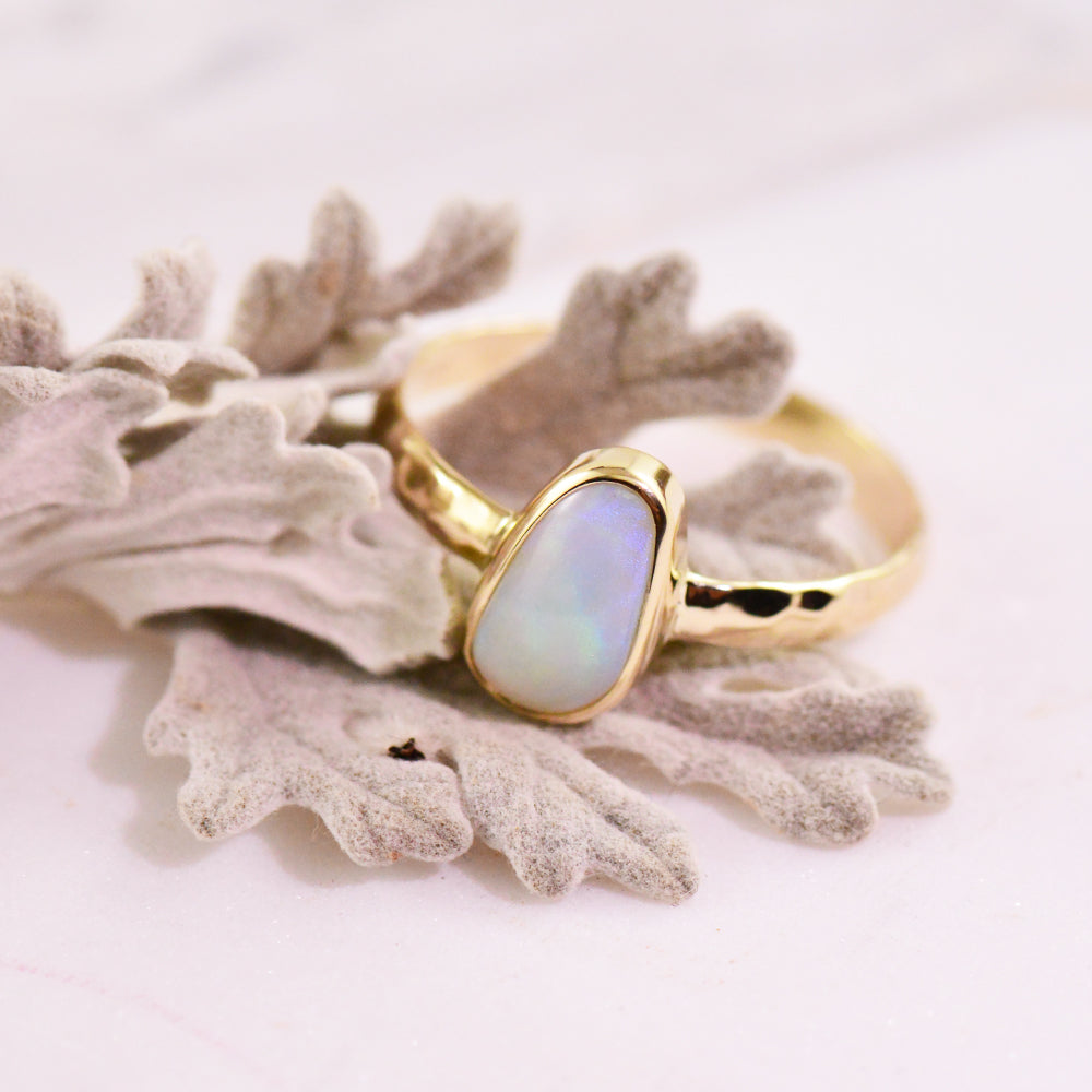 Opal deals gold jewelry