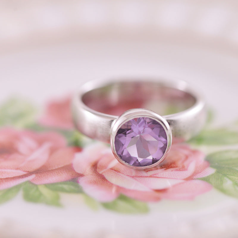 Sterling Silver Amethyst Ring