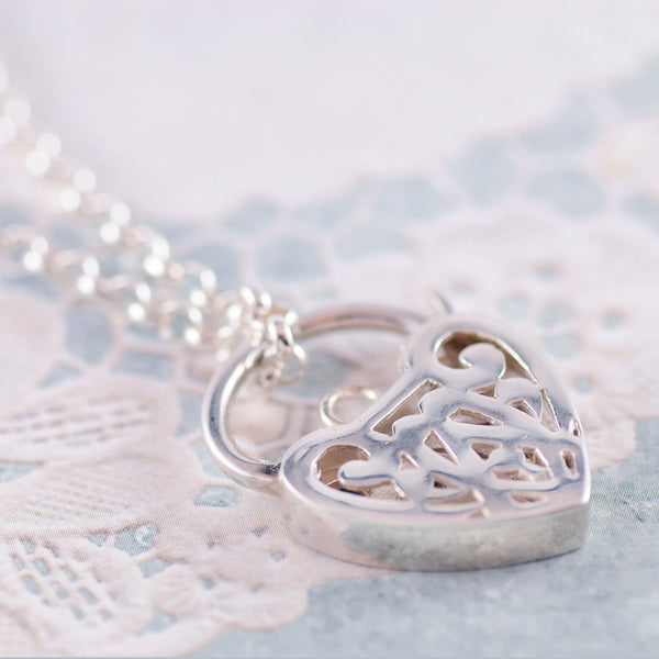 Heart Engraved & Plain Locket Pendant